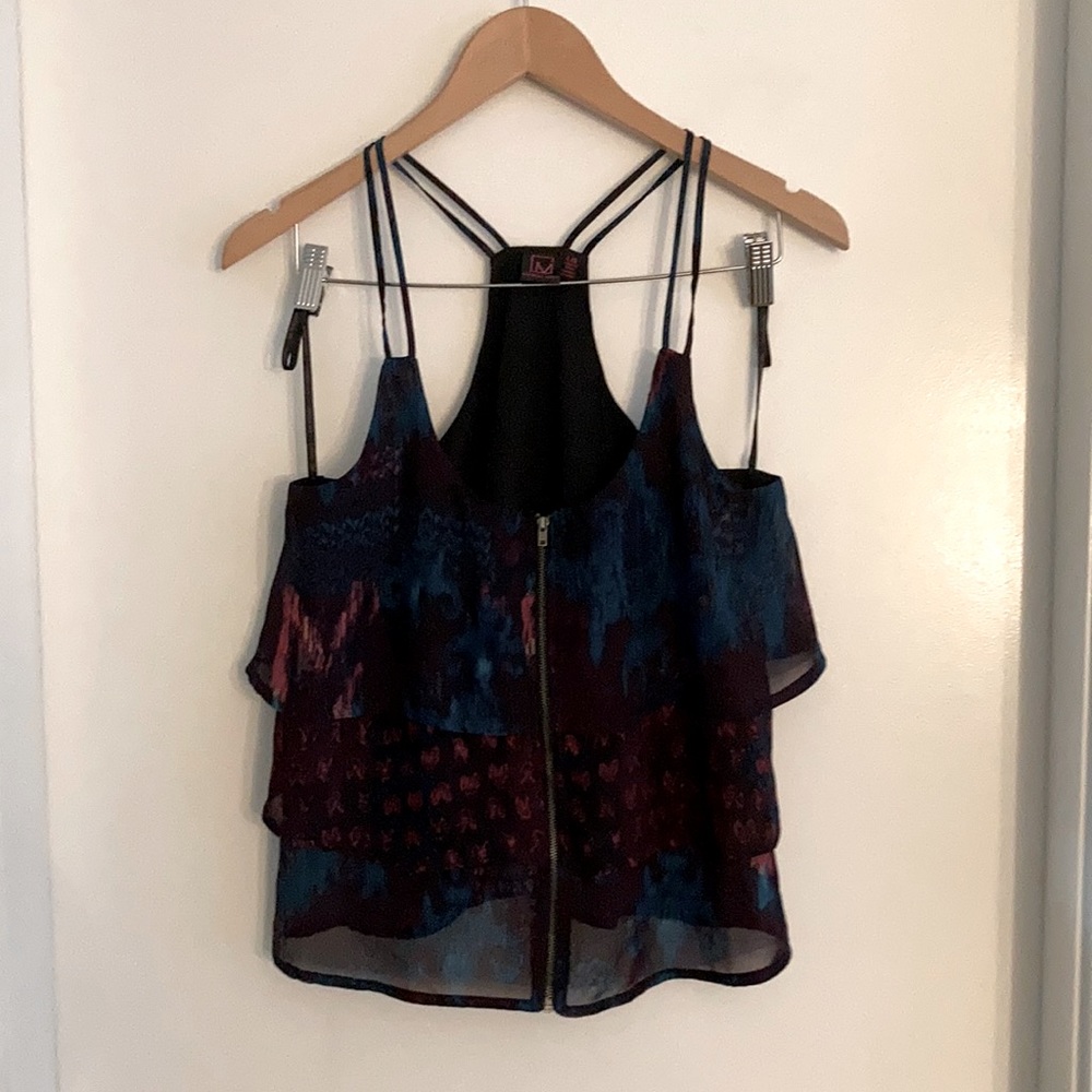 3/$25 Tiered racer back top
